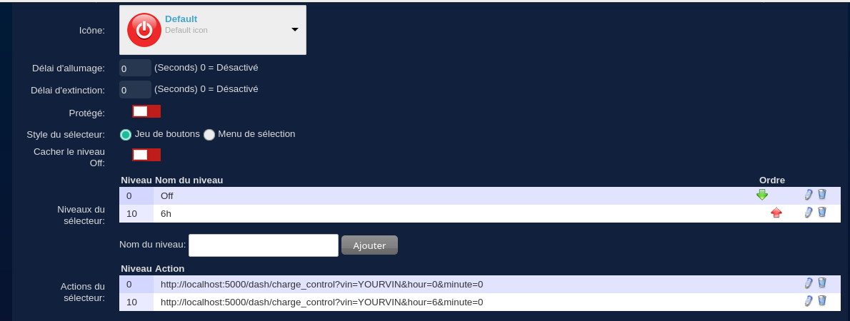edit selector